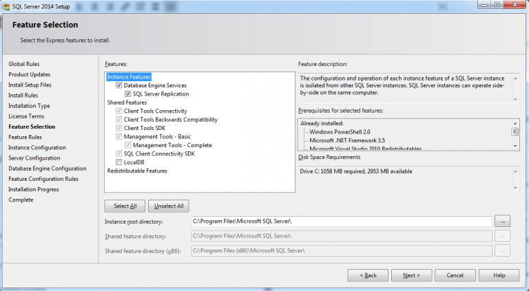 SQL Server Express 2014 Installation Step by Step | Jan Zedníček - Data ...