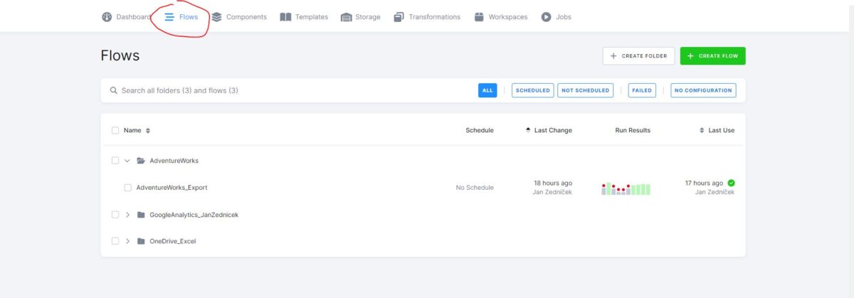 ETL | Keboola - Data Flow Tutorial - from SQL Server to Google drive ...