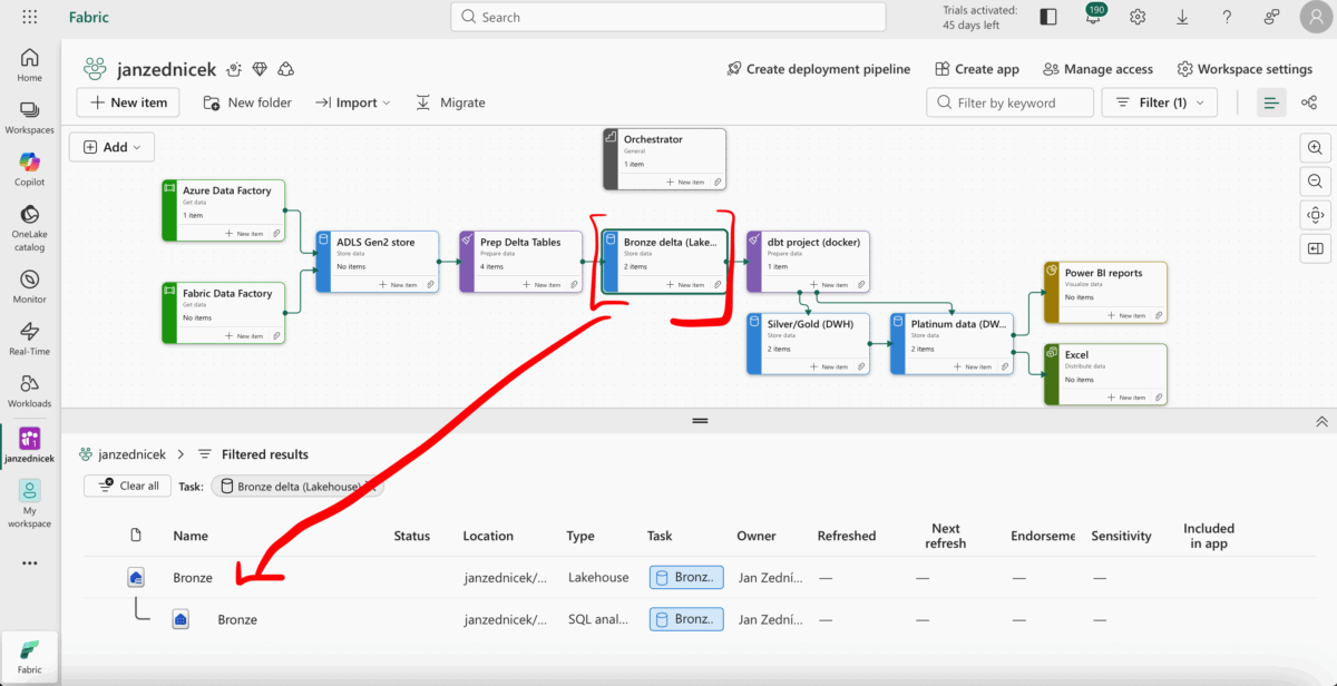 fabric-lakehouse-navigtion